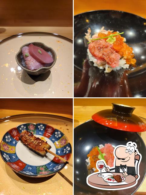 Sushi Okeya Kyujiro sert des repas à base de viande