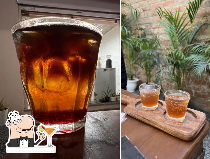 Try a drink from the menu