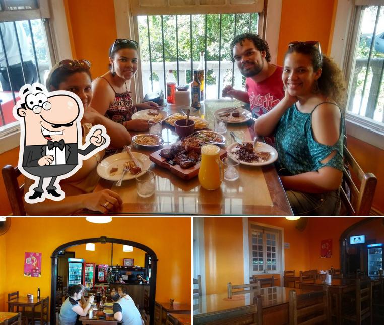 O interior do Cantina do Gaúcho