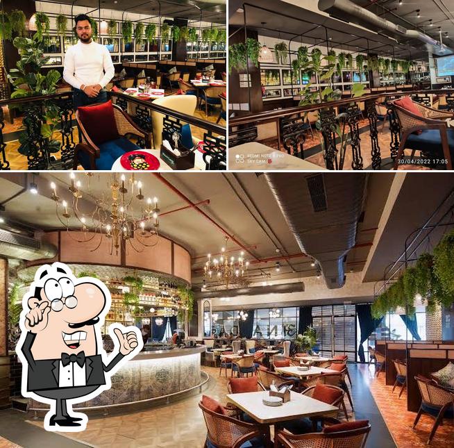 Take a seat at one of the tables at Anardana Chandigarh