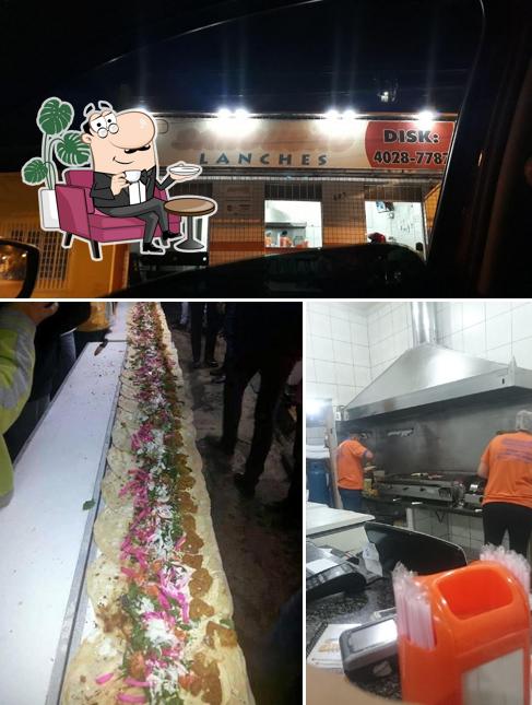 O interior do SANDUBÃO LANCHES SALTO