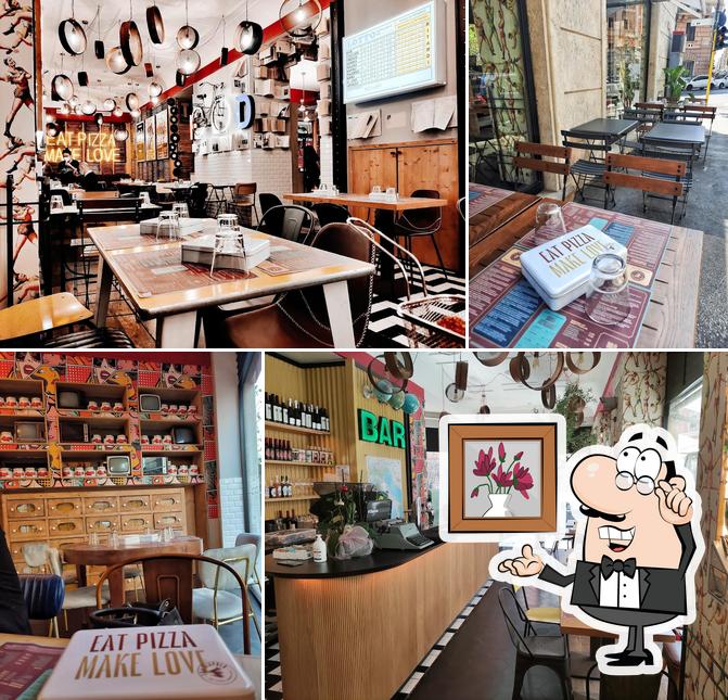 Installez-vous à l'une des tables de Fradiavolo Pizzeria - Roma Parioli