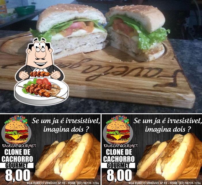 Comida em Favella gourmet