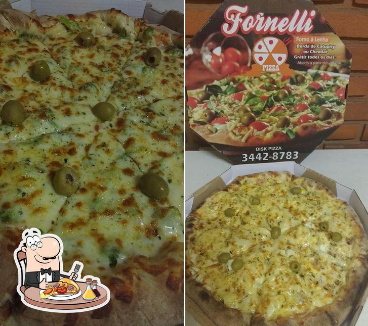 No Pizzaria Fornelli, você pode desfrutar de pizza