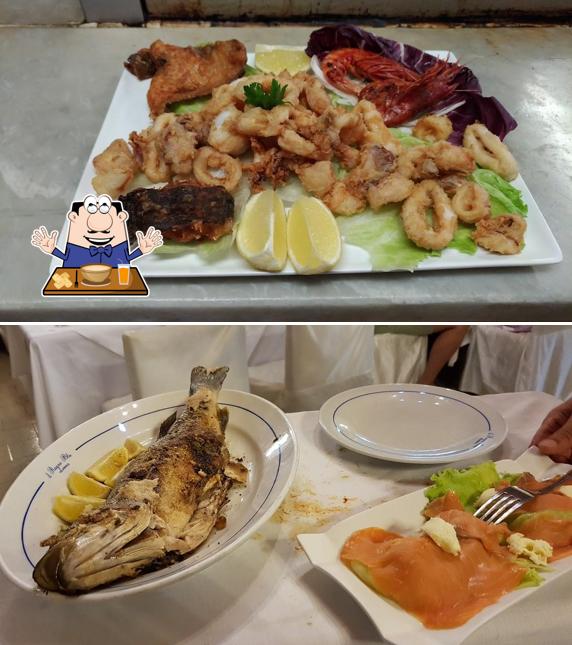 Platti al Ristorante Ragno Blu