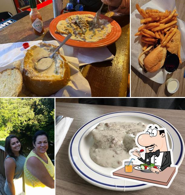 Zeller’s Riverside Bar & Grill in Rose Lodge Restaurant menu and reviews