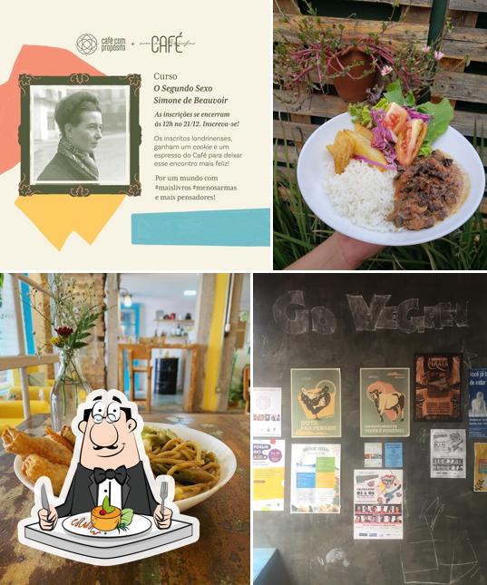 Platos en Café com Propósito - 100% vegano