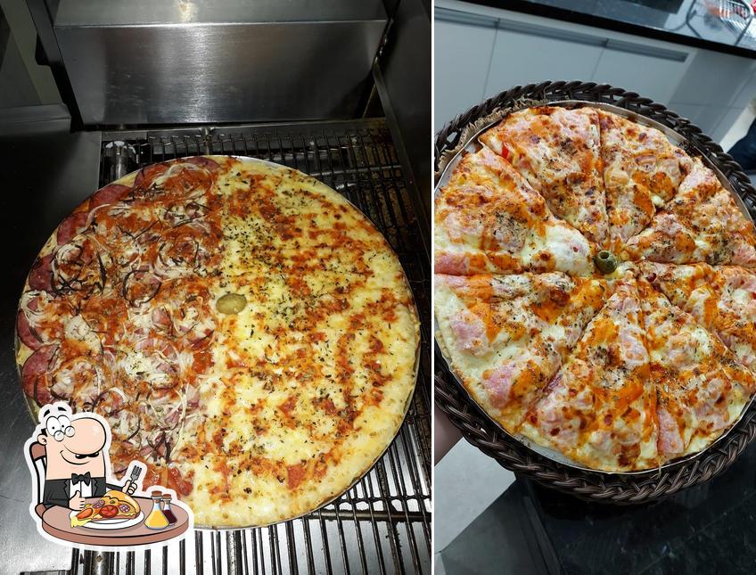 Escolha diferentes estilos de pizza