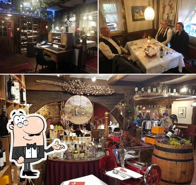 Installez-vous à l'une des tables de Gut Hahn