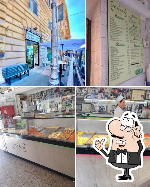 Gli interni di Pizzeria Italia dal 1987