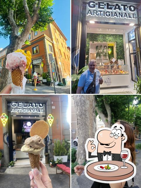 Platti al Gelateria Madame
