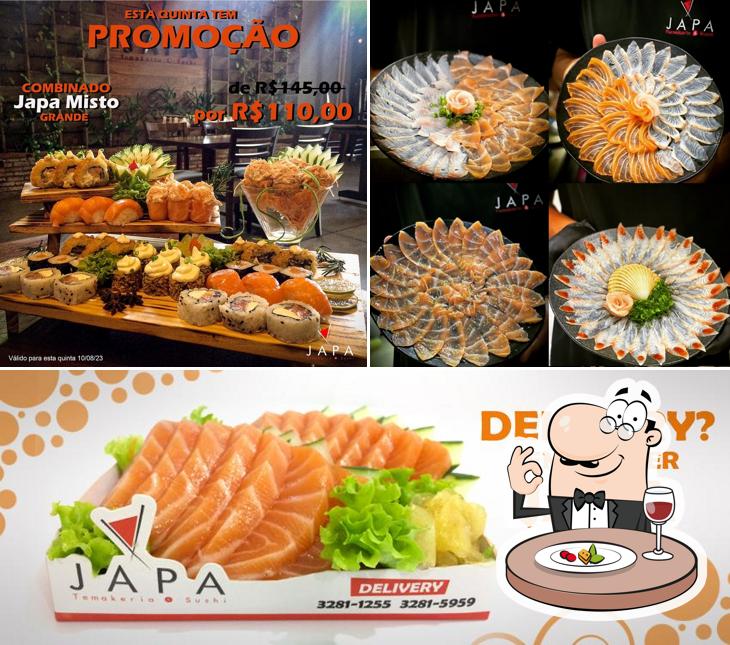 Platos en Japa Temakeria e Sushi- Olímpia-SP