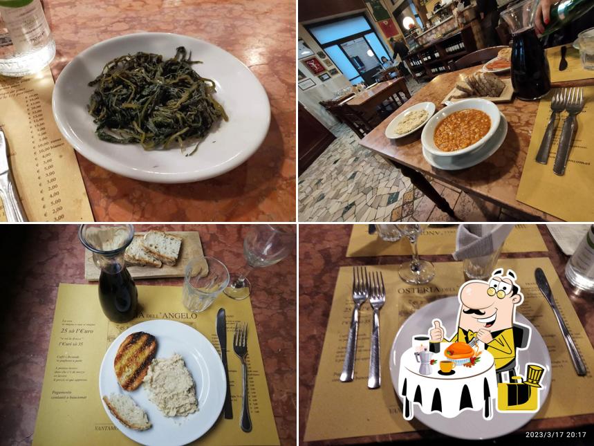 Platti al Osteria dell'Angelo