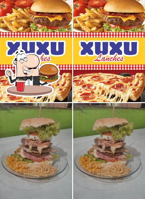 Peça um hambúrguer no Xuxu Lanches