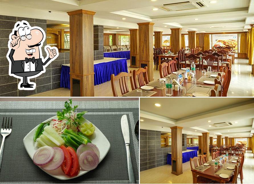 The picture of Vindhyas Restaurant’s interior and food