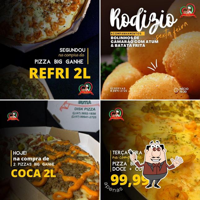 Comida em Butía Disk Pizza
