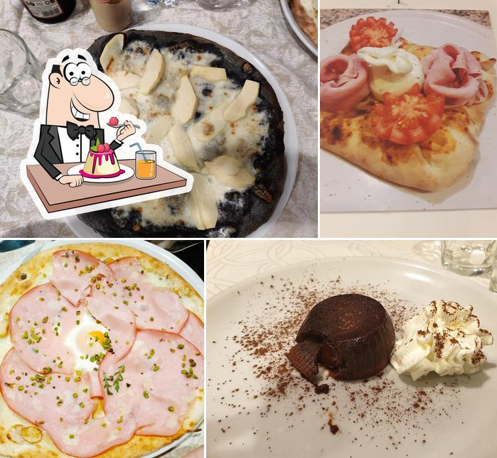 Al Cantuccio serviert eine Auswahl von Desserts 