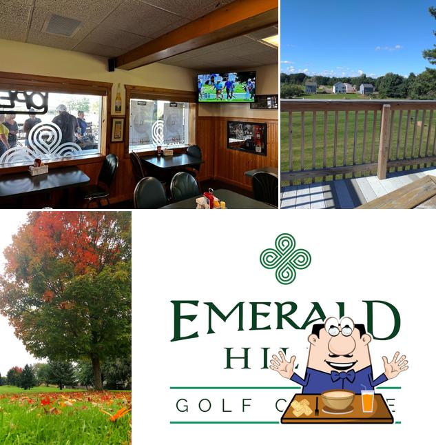 Emerald Hills Golf Course & Tavern in Marshall Restaurant menu and