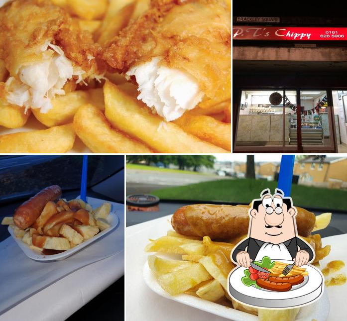 Food at P.T.'s Chippy