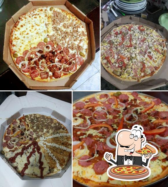 Experimente pizza no Pizzaria Bela fatia