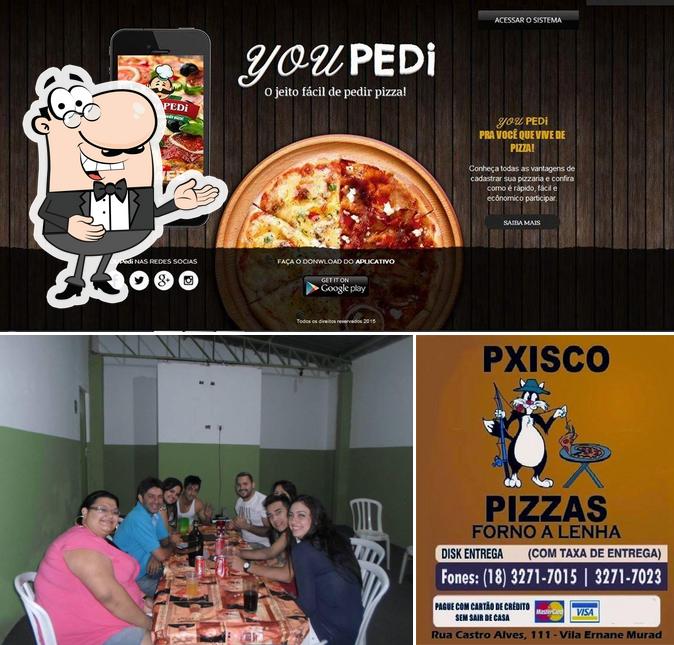 Look at this image of Pxisco pizzas