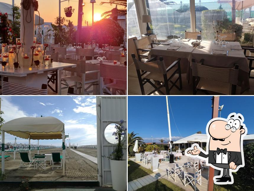 Gli interni di Ristorante bagno Stella Fiumetto