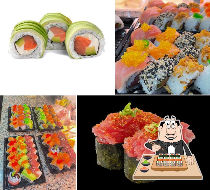 Prova le varie opzioni di sushi