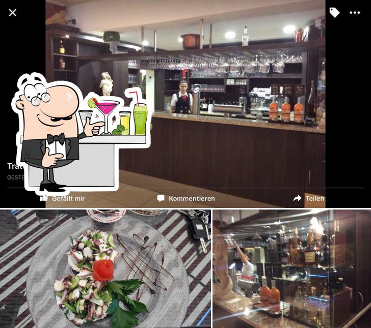 Parmi les différentes choses de la comptoir de bar et la nourriture, une personne peut trouver sur Pizzeria & Trattoria Da Luigi