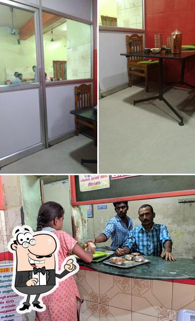 The interior of Shree Maha Hotel - Non-veg restaurant in Vadipatti