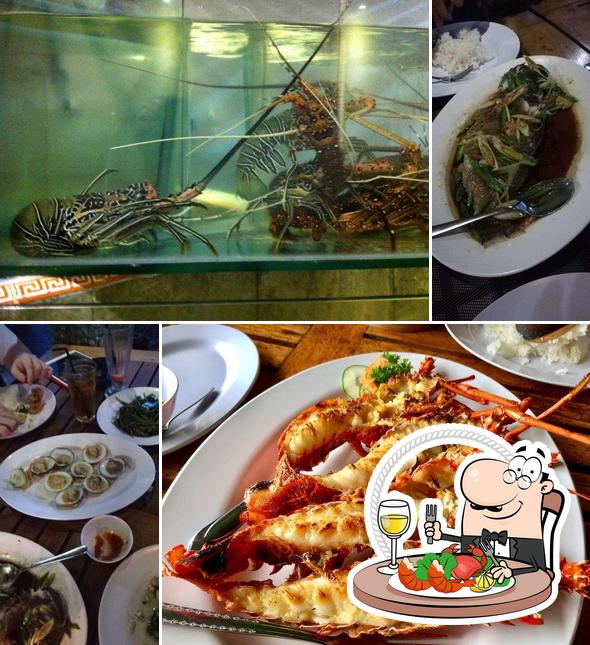 Отведайте блюда с морепродуктами в "Surya Cafe Grill Seafood specialities Tanjung Benoa"