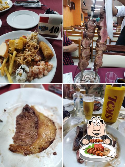 Comida em Churrascaria Zebu