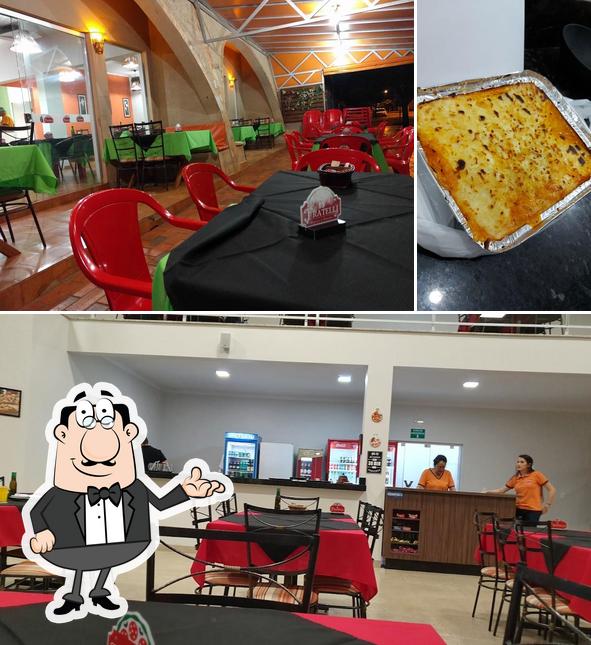 A imagem do Fratelli Pizzas e Massas’s interior e pizza