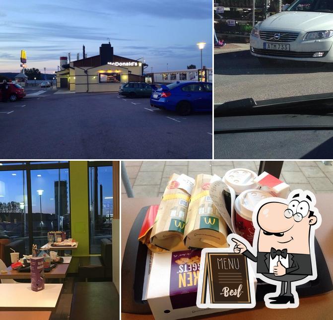 Look at this picture of McDonald's Hedemora