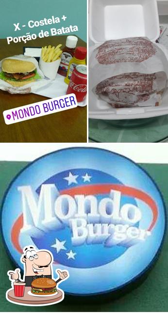 Hambúrguer em Mondo Burguer