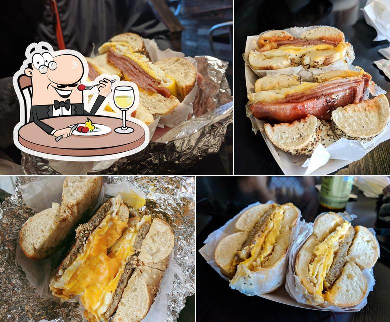 Harrison's Bagel Shop in Harrison Restaurant menu and reviews