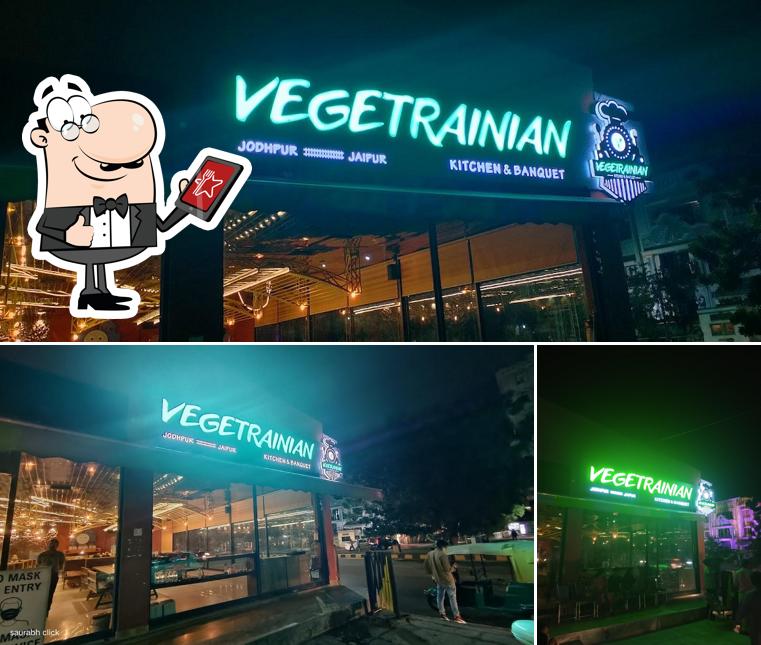 The exterior of Vegetrainian - The Train Restaurant