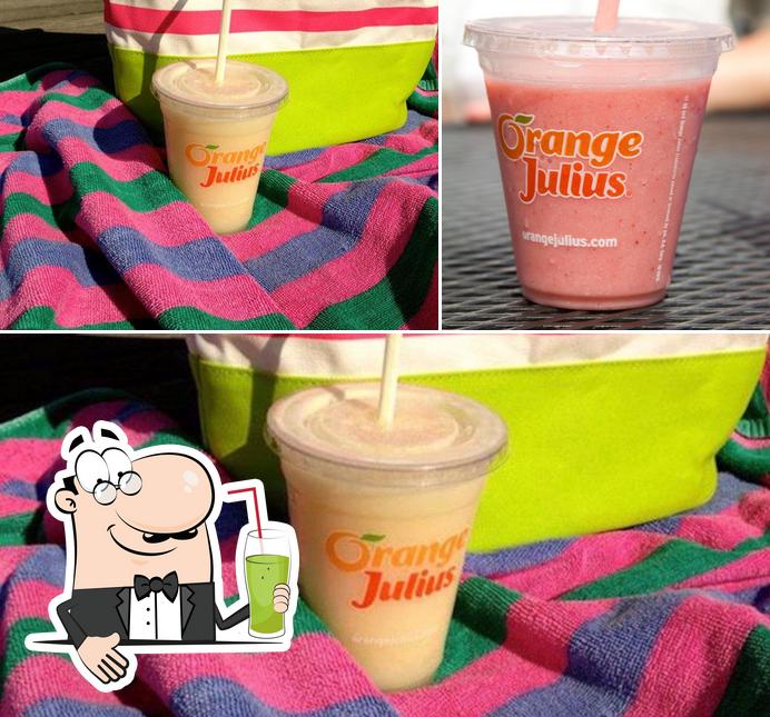 Enjoy a beverage at Orange Julius