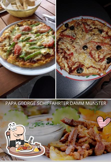 Попробуйте пиццу в "Papa George Schiffahrter Damm"