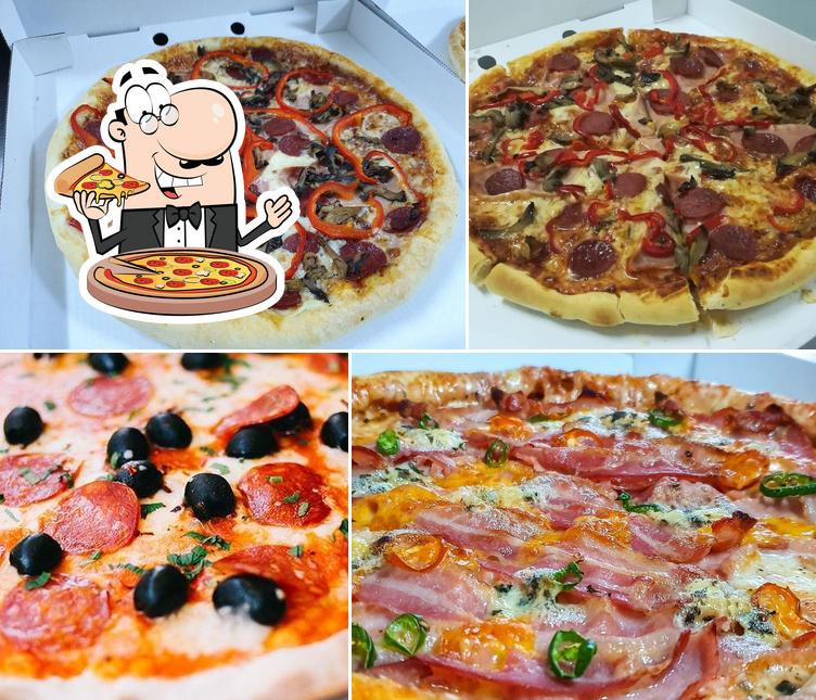 En Pizza Pan, puedes disfrutar de una pizza