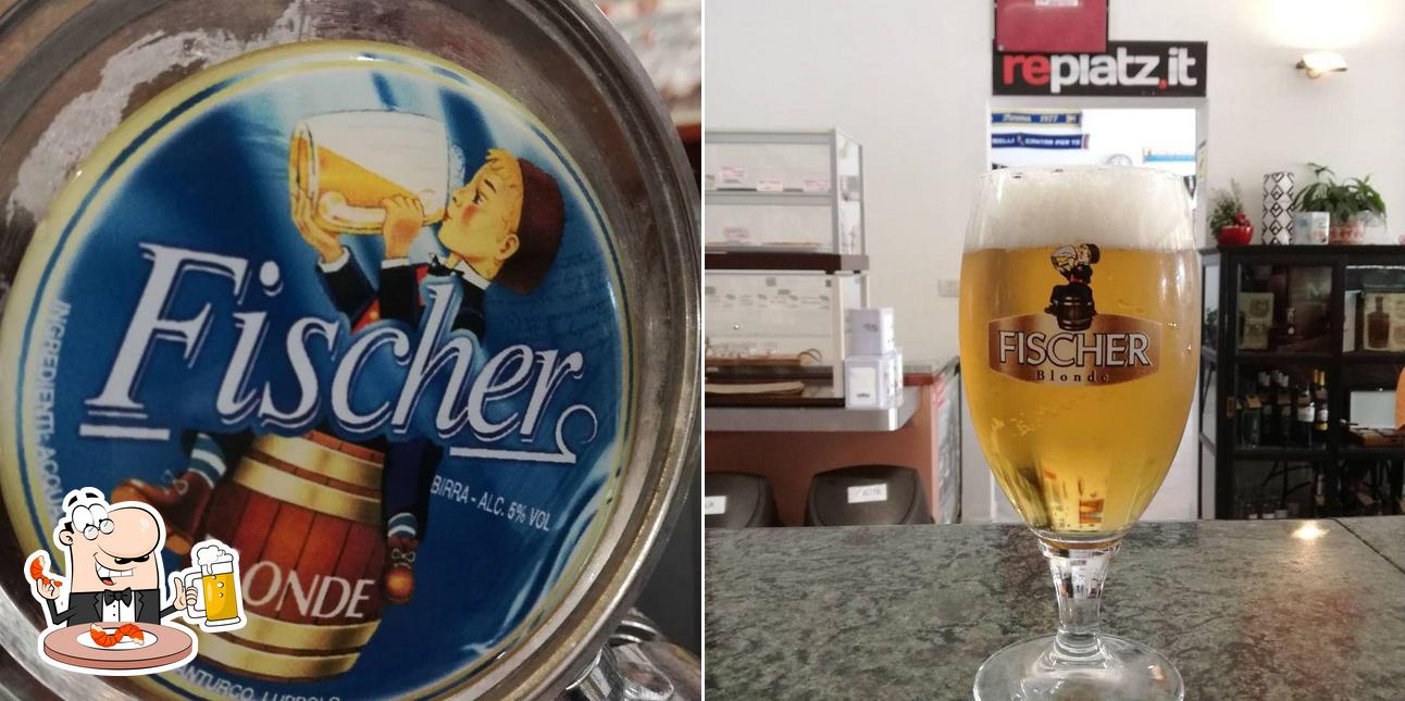 Puoi goderti un rinfrescante bicchiere di birra chiara o scura