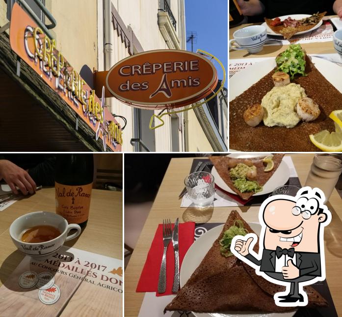 Look at the pic of Crêperie des Amis