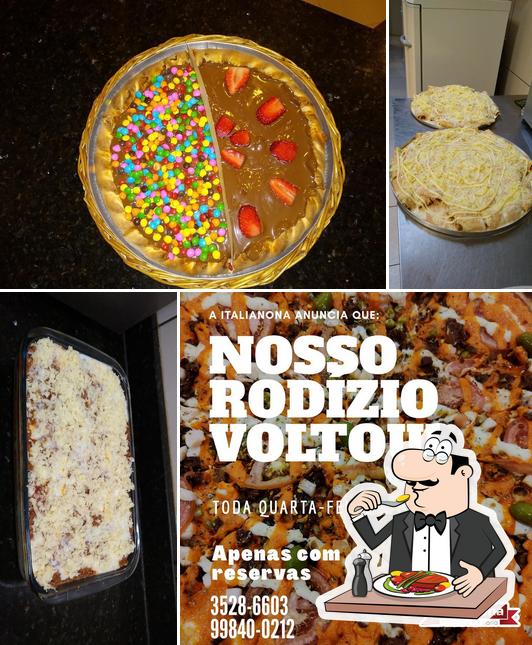 Comida em Italianona Pizzaria e Esfiharia