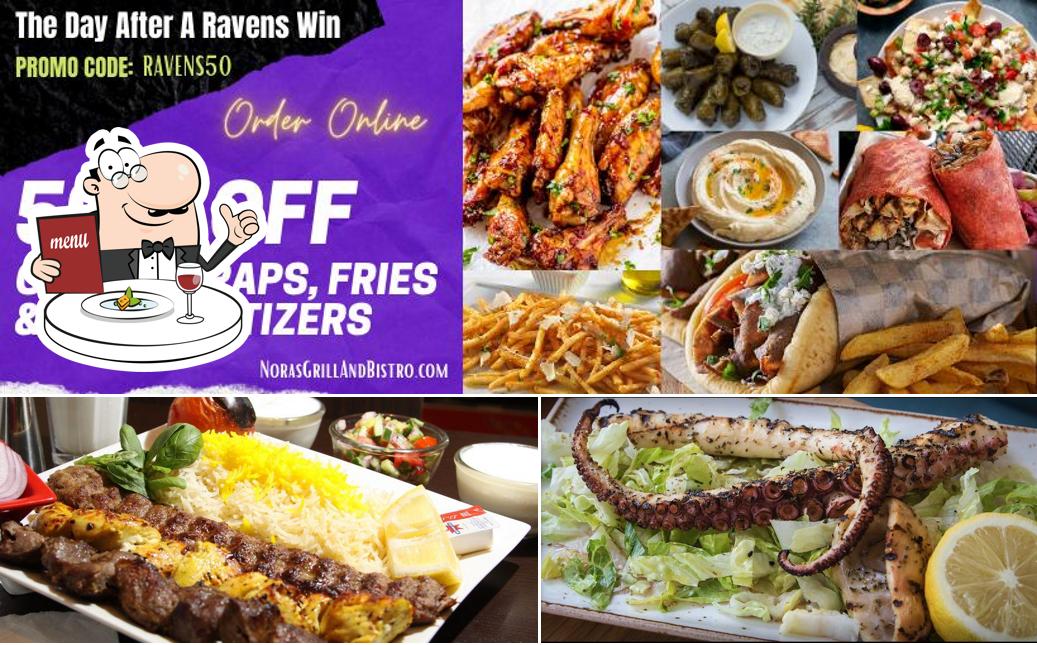 NORA’S GRILL & BISTRO in Eldersburg Restaurant menu and reviews