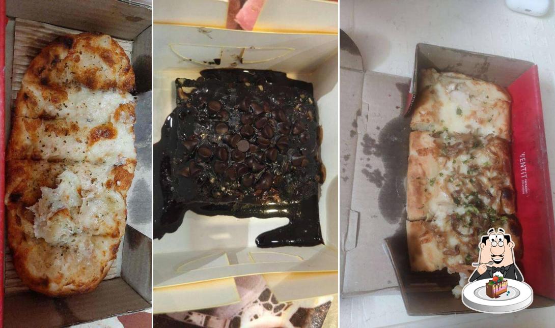 Chocolate cake at Slyce Pizza Sohna Road