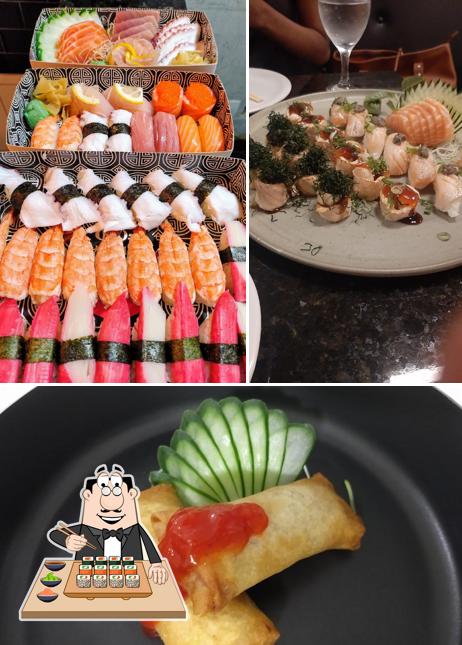 No Sushi Barra, você pode pedir sushi