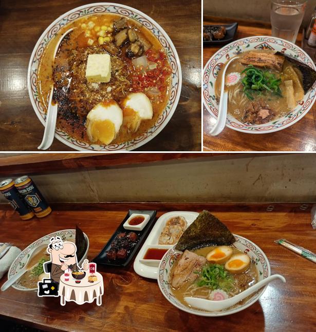 Sopa ramen en Agara Ramen Legarda Branch