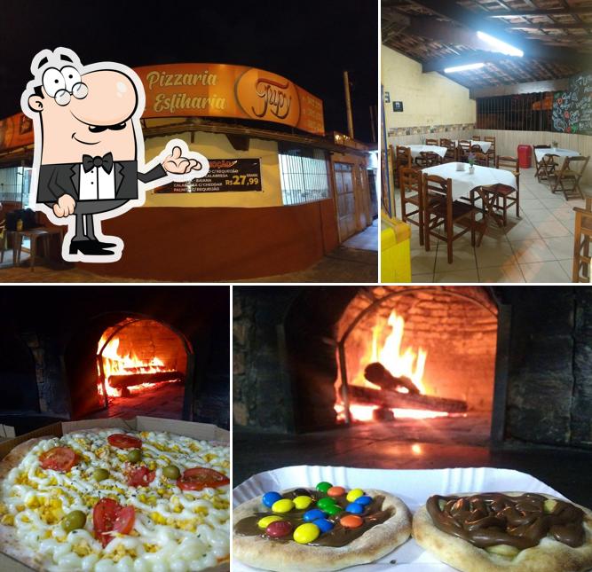 O interior do TUPY - Pizzaria em Praia Grande