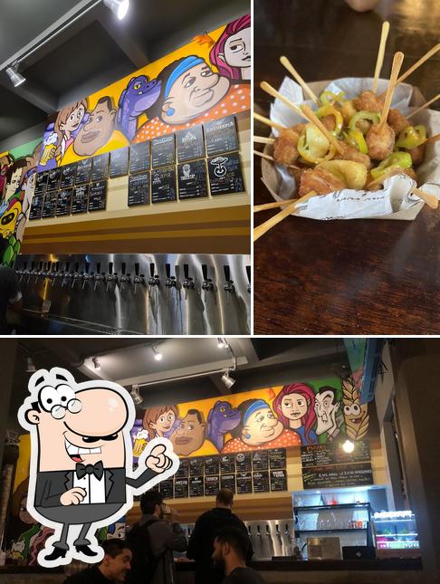 Entre diversos coisas, interior e comida podem ser encontrados no Beer4u Higienópolis