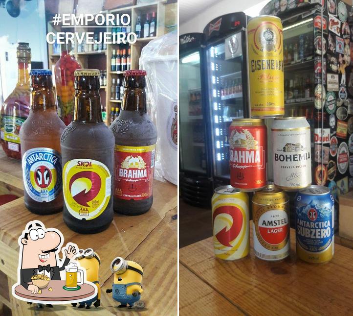 Peça um copo de cerveja leve ou escura