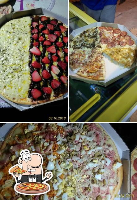 Escolha pizza no Pizza da Morena